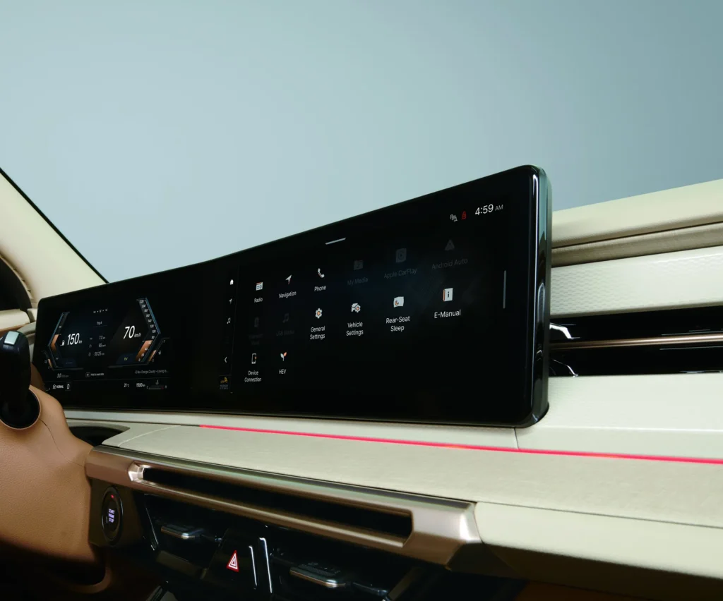 KGM Actyon Full Hybrid - sistema infotainment Athena 2.5