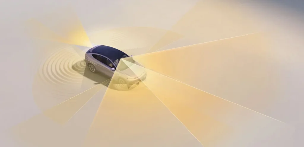 Xpeng G6 sensori di guida assistita XPILOT