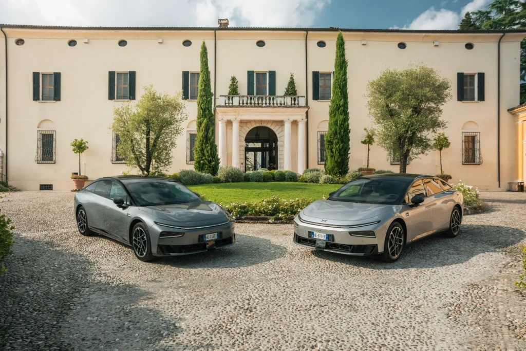 Xpeng Nuova P7+ in villa